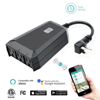 2019 new Outdoors Wifi Intelligent Socket Plug Wireless Timer Switch IP44 Waterproof Home Voice Control APP Control Mini Outlet
2019 new Outdoors Wifi Intelligent Socket Plug Wireless Timer Switch IP44 Waterproof Home Voice Control APP Control Mini Outlet