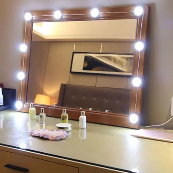 10 LED String lights Dimmable Mirror Light USB Power Supply 7000K Light Bulb String for Makeup Dressing Table Decoration AA
10 LED String lights Dimmable Mirror Light USB Power Supply 7000K Light Bulb String for Makeup Dressing Table Decoration AA
