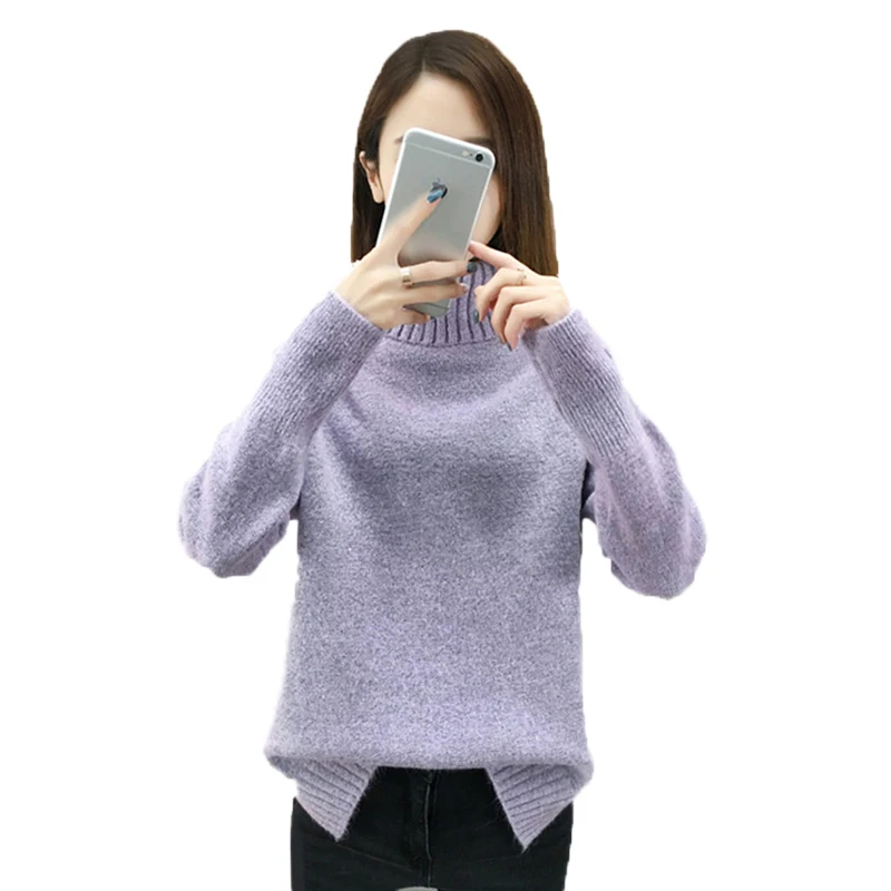 Women Turtleneck Sweater 2019 New Fashion Knitted Pullover Solid Color Women Knitwear Slim Warm Pullover Bottoming Sweater FC84
Women Turtleneck Sweater 2019 New Fashion Knitted Pullover Solid Color Women Knitwear Slim Warm Pullover Bottoming Sweater FC84
