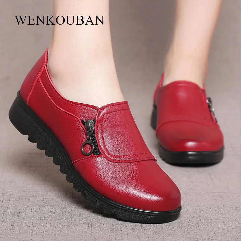 Women Flat Shoes Ladies Loafers Casual Moccasins Soft Genuine Leather Platform Shoes Female Slip On Shoes Zapatos Mujer Big Size
Women Flat Shoes Ladies Loafers Casual Moccasins Soft Genuine Leather Platform Shoes Female Slip On Shoes Zapatos Mujer Big Size