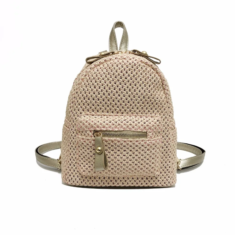 2018 New Fashion Designer Backpacks Shoulder Bag Summer Crochet Straw Knitted Women Backpack Female Small Bags mochilas mujer
2018 New Fashion Designer Backpacks Shoulder Bag Summer Crochet Straw Knitted Women Backpack Female Small Bags mochilas mujer