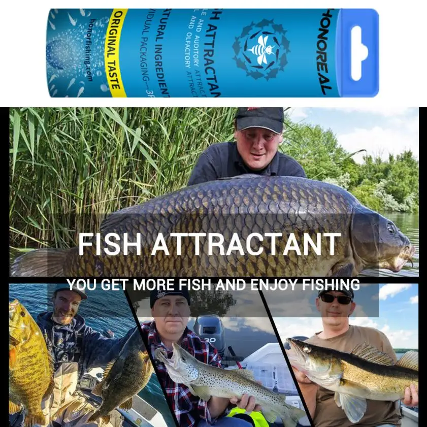 Newest 3 Tastes Fish Attractant Fish Bait Fishing Tackle with Sweet Releasing fish oil bubbles Practical tools 35
Newest 3 Tastes Fish Attractant Fish Bait Fishing Tackle with Sweet Releasing fish oil bubbles Practical tools 35
