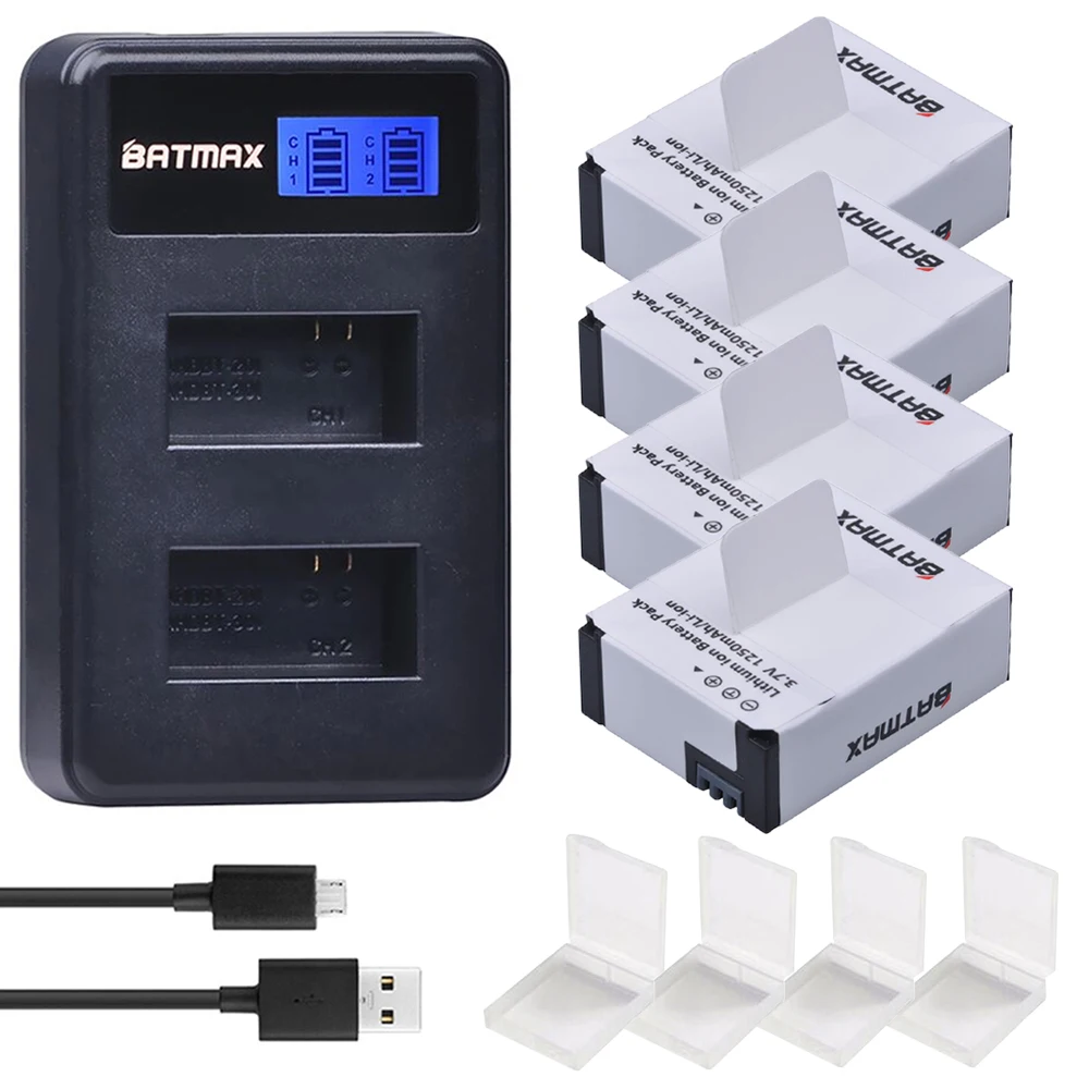 Gopro 3 Battery 4Pcs 1250mAh Battery and USB LCD Dual Charger for GoPro HERO3+, HERO3 and GoPro AHDBT-201, AHDBT-301, AHDBT-302
Gopro 3 Battery 4Pcs 1250mAh Battery and USB LCD Dual Charger for GoPro HERO3+, HERO3 and GoPro AHDBT-201, AHDBT-301, AHDBT-302