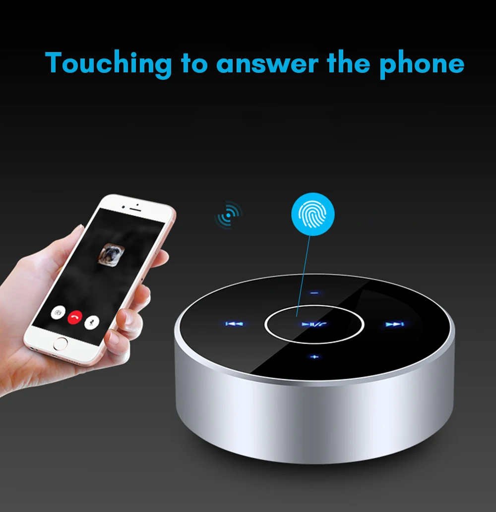 Altavoz Bluetooth PortáTil Pantalla TáCtil Sonido EstéReo Subwoofer