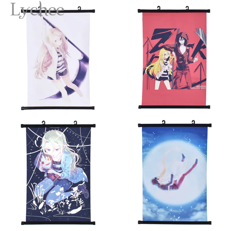 Lychee Angels of Death Scroll Painting Japanese Anime Character Poster Fans Collection Home Wall Hanging Decoration
Lychee Angels of Death Scroll Painting Japanese Anime Character Poster Fans Collection Home Wall Hanging Decoration