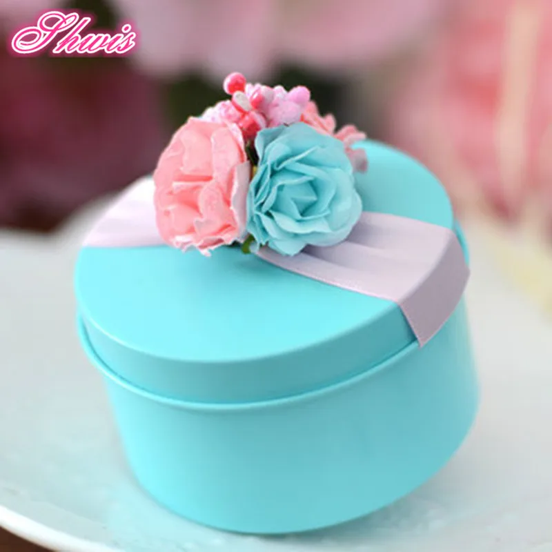 100pcs tin box creative wedding favor boxes baby shower gift favor box jewelery storage container decorative gift box blue - Decorative Gift Boxes 100pcs tin box creative wedding favor boxes baby shower gift favor box jewelery storage container decorative gift box blue - Decorative Gift Boxes