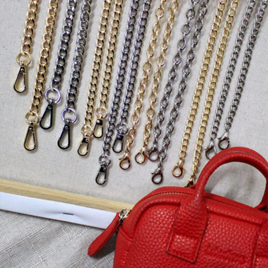 122/126cm Vintage Colorful Alloy Bag Strap Women DIY Thick Chain Resin Hand Part Accessorie Shoulder Purse Belts | Багаж и сумки