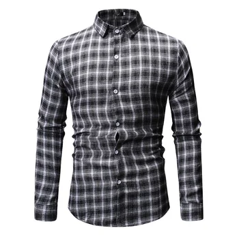 New Autumn Fashion Brand Men Clothes Slim Fit Men Long Sleeve Shirt Men Plaid Cotton Casual Men Shirt Social Plus Size M-3XL 6
New Autumn Fashion Brand Men Clothes Slim Fit Men Long Sleeve Shirt Men Plaid Cotton Casual Men Shirt Social Plus Size M-3XL 6