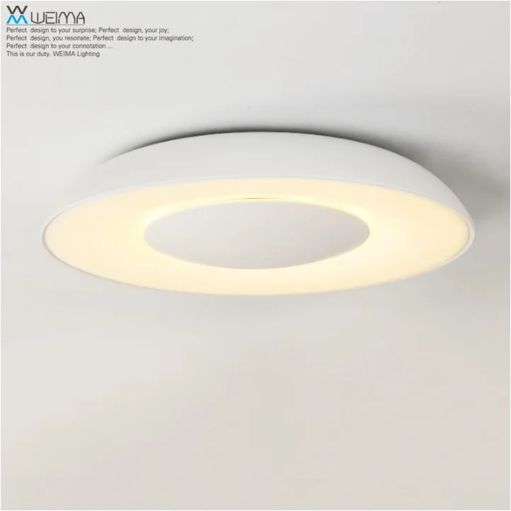 2-Light LED Ceiling Lamps, Section ON, All ON.