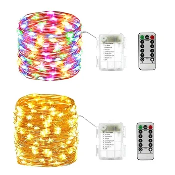2019 Wedding Festival use 8 function 10M100 lamp waterproof battery box light string with remote control
2019 Wedding Festival use 8 function 10M100 lamp waterproof battery box light string with remote control