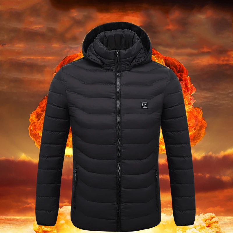 USB Charging Self Heating Jacket Coat Winter Thermal Clothing Carbon Fiber Heating Warm Thermostatic Hooded Cotton-padded Outfit
USB Charging Self Heating Jacket Coat Winter Thermal Clothing Carbon Fiber Heating Warm Thermostatic Hooded Cotton-padded Outfit