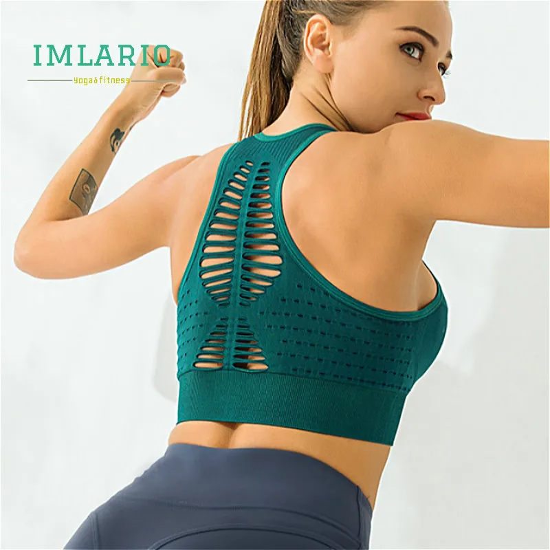 Eyelet Knited Fitness Bra Energy Seamless Gym Yoga Midriff Crop Top Push Up Workout Activewear Wirefree Stretchy Sports Bralette
Eyelet Knited Fitness Bra Energy Seamless Gym Yoga Midriff Crop Top Push Up Workout Activewear Wirefree Stretchy Sports Bralette