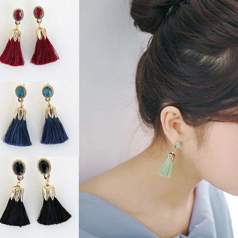 LNRRABC Fashion Women 1 Pair Tear Drop Earrings Vintage Long Tassel Earrings Jewelry 5 Colors Earrings for girls
LNRRABC Fashion Women 1 Pair Tear Drop Earrings Vintage Long Tassel Earrings Jewelry 5 Colors Earrings for girls