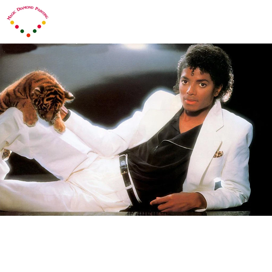 diamond painting Superstar singer Michael Jackson cross stitch tiger Rhinestones embroidery plastic craftsFull diamond painting
diamond painting Superstar singer Michael Jackson cross stitch tiger Rhinestones embroidery plastic craftsFull diamond painting