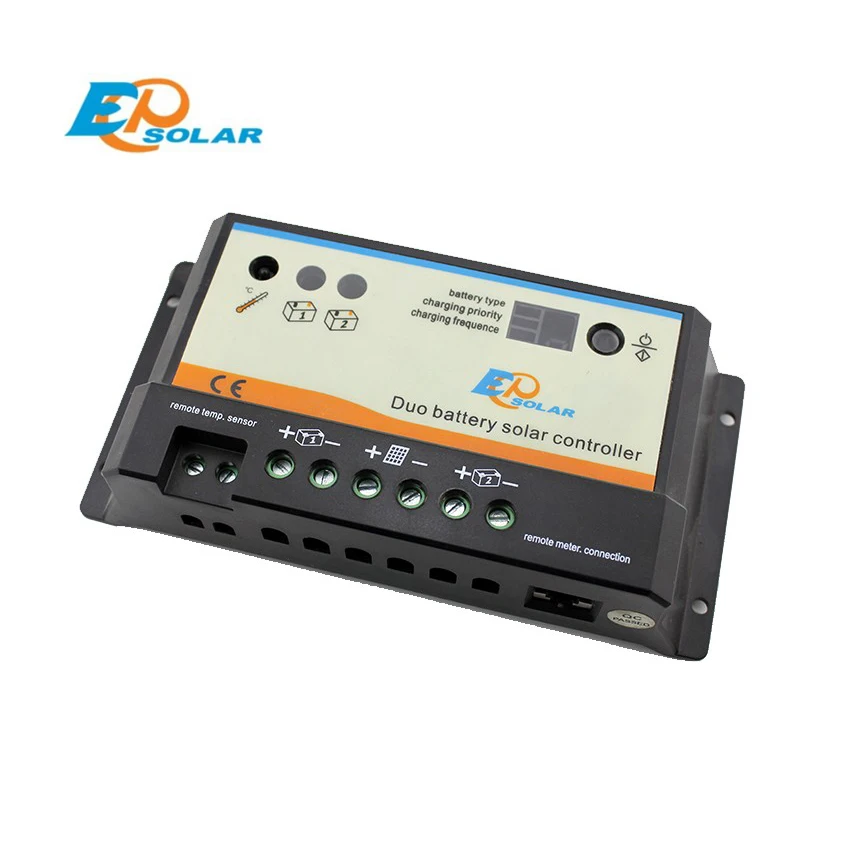 EPSOLAR EPIPDB-COM 20A 12V 24V EPEVER Dual Duo Two Battery Solar Charge Controller Regulators
EPSOLAR EPIPDB-COM 20A 12V 24V EPEVER Dual Duo Two Battery Solar Charge Controller Regulators