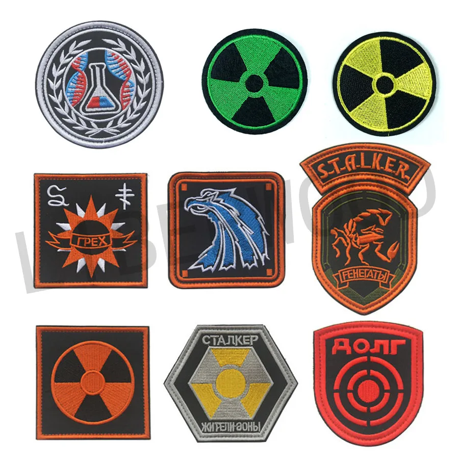 Stripe Nuclear Power Plant Radiation STALKER S.T.A.L.K.E.R. Factions Mercenaries Loners Atomic Power Badge Patch Chernobyl
Stripe Nuclear Power Plant Radiation STALKER S.T.A.L.K.E.R. Factions Mercenaries Loners Atomic Power Badge Patch Chernobyl