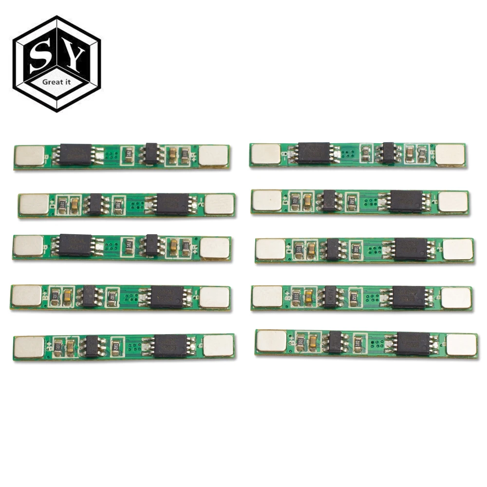 10PCS Great IT 1S 3.7V 3A li-ion BMS PCM battery protection board pcm for 18650 lithium ion li battery
10PCS Great IT 1S 3.7V 3A li-ion BMS PCM battery protection board pcm for 18650 lithium ion li battery