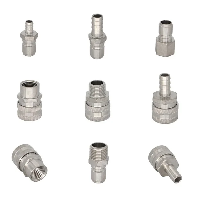 304 Stainless Steel homebrew beer Quick Disconnect Set Homebrew Fitting Connector Home Brewing
304 Stainless Steel homebrew beer Quick Disconnect Set Homebrew Fitting Connector Home Brewing