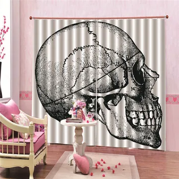 Skull Kitchen 3d Curtains Home Textile Decoration Living Room Window Panel Rideaux Customized Size Accessoires Curtain Bath
Skull Kitchen 3d Curtains Home Textile Decoration Living Room Window Panel Rideaux Customized Size Accessoires Curtain Bath