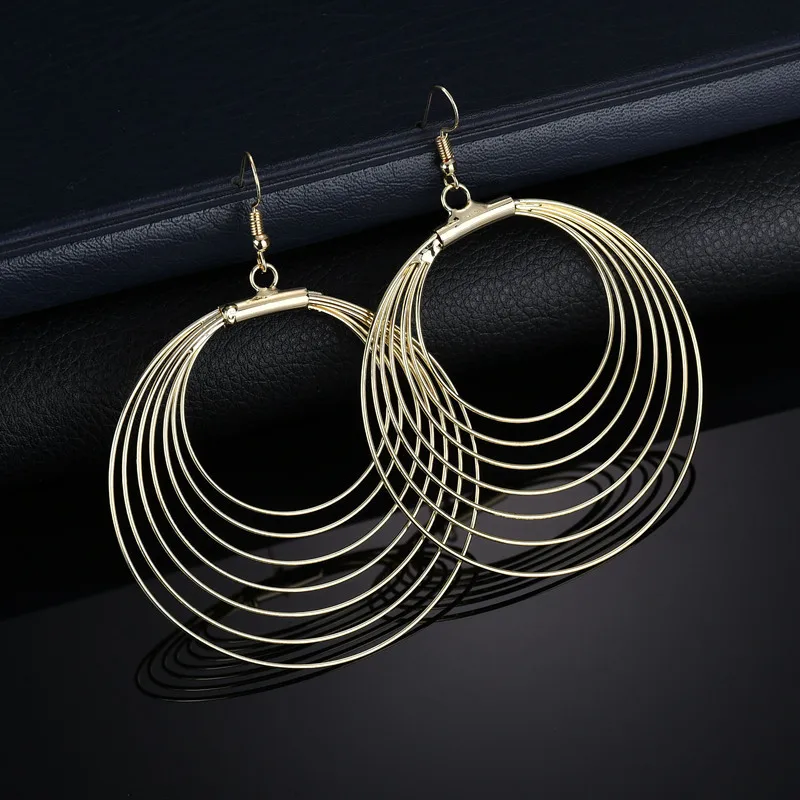 The Metal Big Earring of Popular Nightclub Simple Hollow Out Round Earring Europe and America Popular Earring Girl's Gift
The Metal Big Earring of Popular Nightclub Simple Hollow Out Round Earring Europe and America Popular Earring Girl's Gift