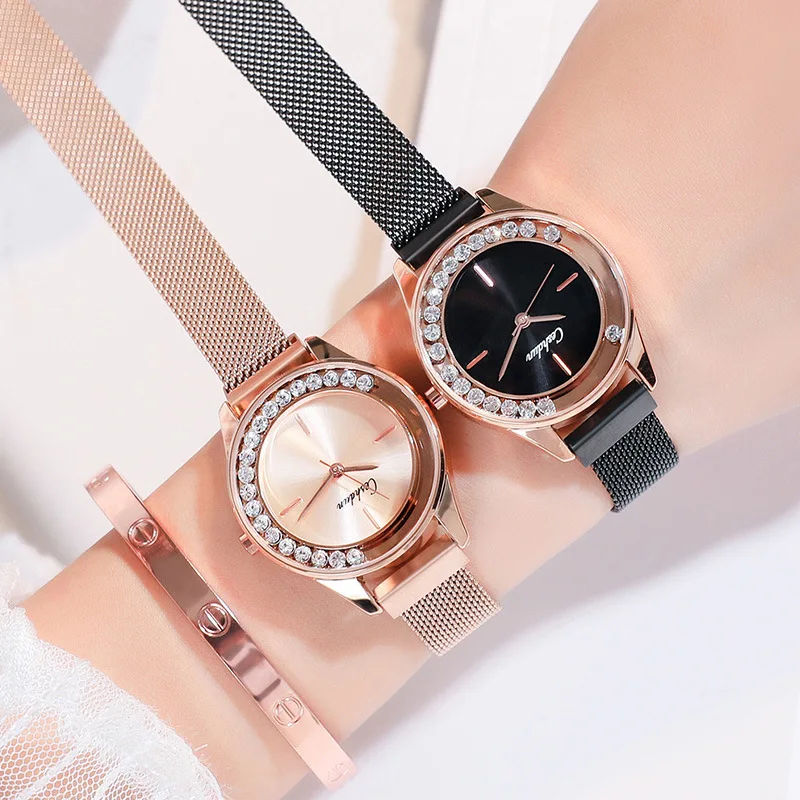 New fashion watch, fashion trend, concise water drill, waterproof Korean version of women's Watch
New fashion watch, fashion trend, concise water drill, waterproof Korean version of women's Watch