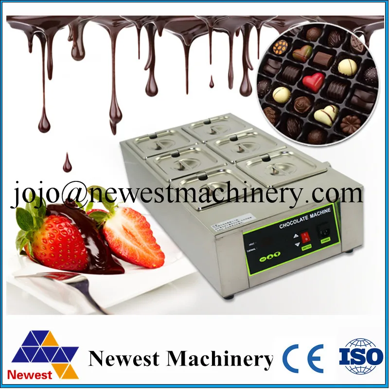Six 6 tanks tabletop chocolate melting machine chocolate warmer melter making equipment enrobing machinery
Six 6 tanks tabletop chocolate melting machine chocolate warmer melter making equipment enrobing machinery