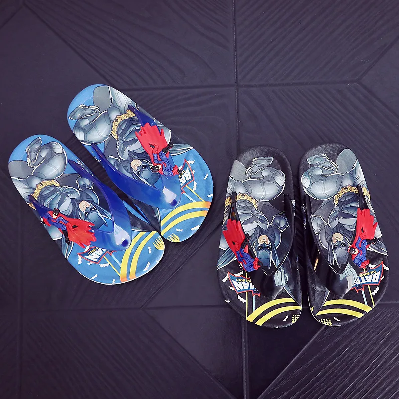Children boy summer PVC beach Slippers soft cartoon batman Non-slip flip flop home bath shoes 2-10years XQ01
Children boy summer PVC beach Slippers soft cartoon batman Non-slip flip flop home bath shoes 2-10years XQ01