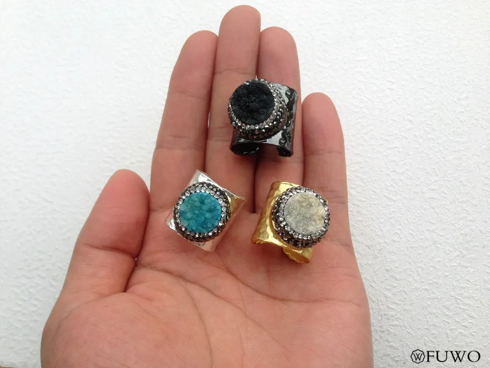 Aura Druzy Ring 10