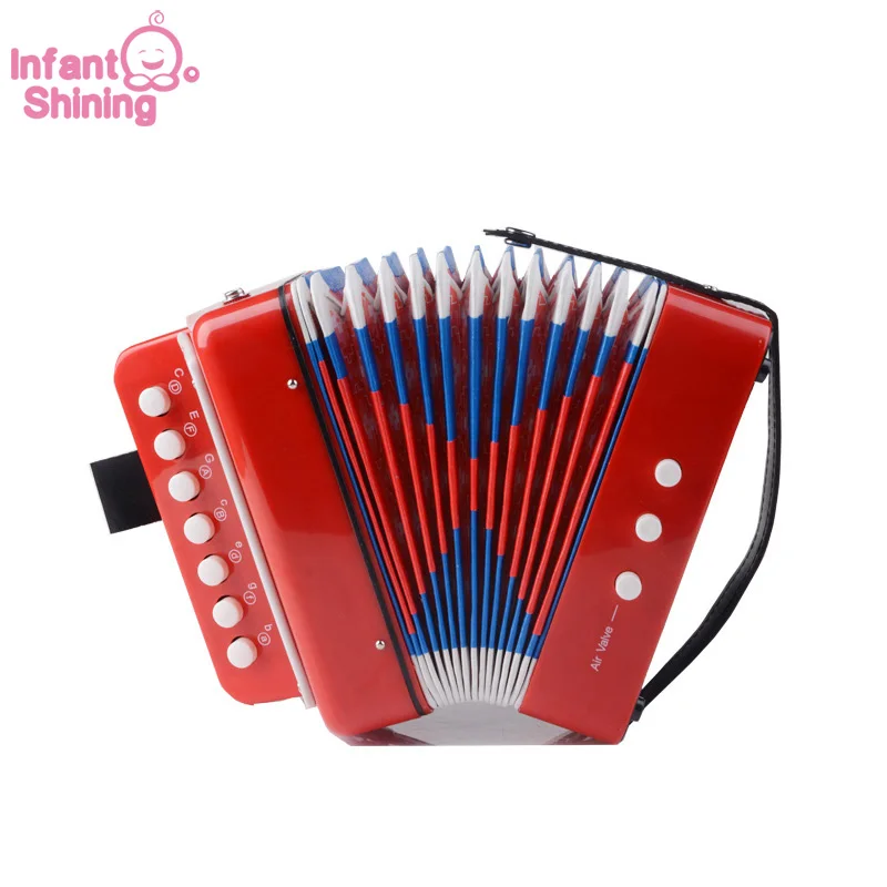 Infant Shining Accordion Children Instrument Toys Age for 3 or More Educational Playing Baby To Play Musical Instruments
Infant Shining Accordion Children Instrument Toys Age for 3 or More Educational Playing Baby To Play Musical Instruments