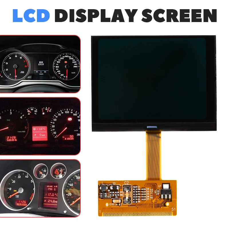 Replacement LCD Display Screen Dash Panels For Audi TT 8N Series For Jaeger 1999-2005 For Audi S6 C5 4B Series 1999-2003
Replacement LCD Display Screen Dash Panels For Audi TT 8N Series For Jaeger 1999-2005 For Audi S6 C5 4B Series 1999-2003