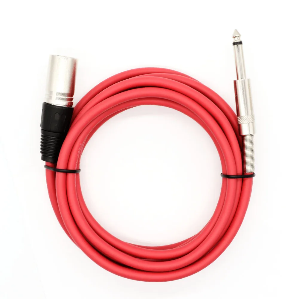 Инструментальный кабель XLR 3 контактный разъем для 6 35 мм (1/4 ") мужской подойдет
