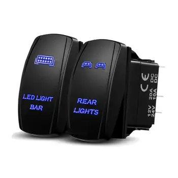 12V-24V Rocker Switches for UTV Polaris Ranger RZR 800-1000 XP Turbo Can Am Commander 800 Maverick X3
12V-24V Rocker Switches for UTV Polaris Ranger RZR 800-1000 XP Turbo Can Am Commander 800 Maverick X3