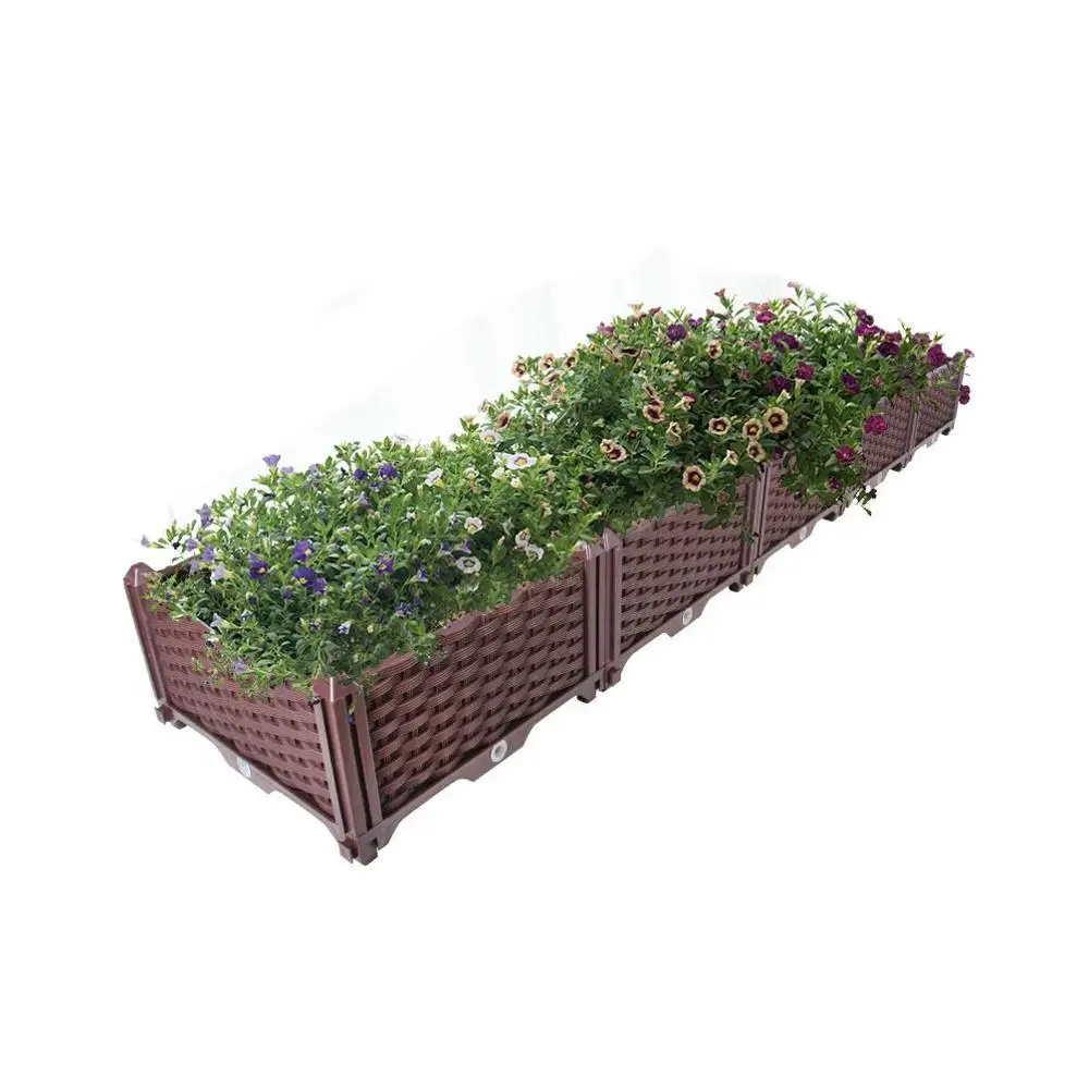 Garden Indoor Outdoor Plastic Planter Grow Box for Vegetables Flowers Succulents Patio Yard BrownHP00-1/2/3/4
Garden Indoor Outdoor Plastic Planter Grow Box for Vegetables Flowers Succulents Patio Yard BrownHP00-1/2/3/4