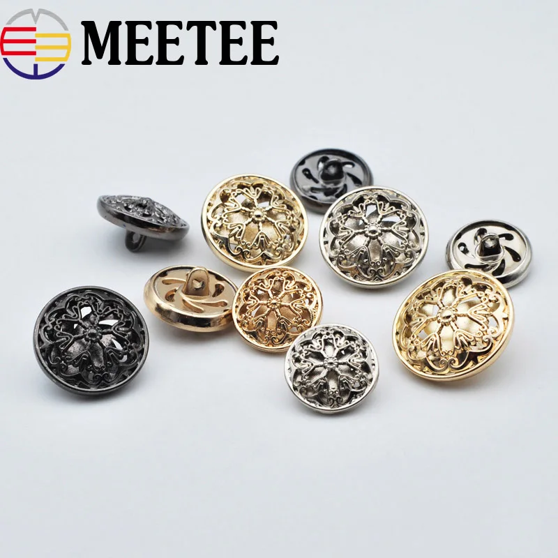 10pcs Fashion Metal Button Eco-Friendly Coat Suit Buttons For Clothing Decorative Botones DIY Garments Sewing Accessories
10pcs Fashion Metal Button Eco-Friendly Coat Suit Buttons For Clothing Decorative Botones DIY Garments Sewing Accessories