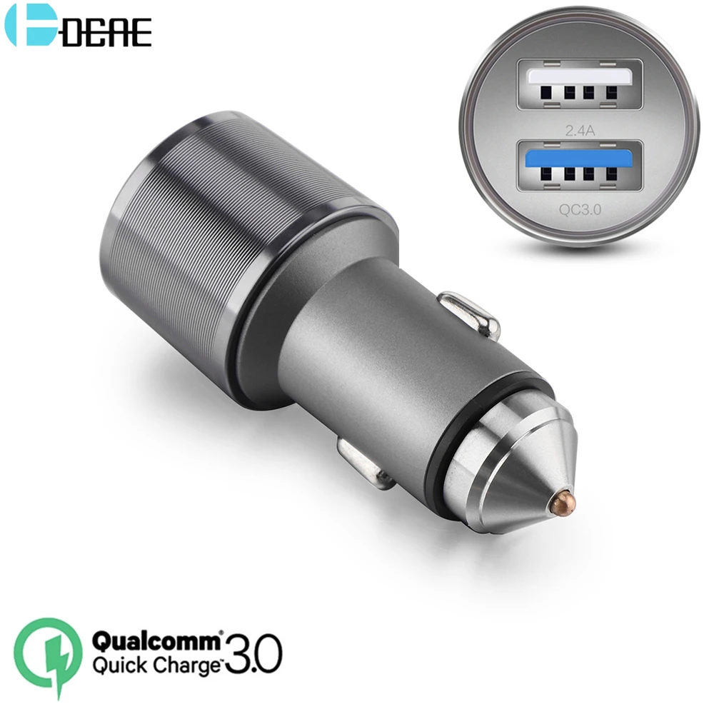 DCAE Car Charger Quick Charge 3.0 Car-Charger Fast Mobile Phone Usb Charger for iPhone 6/7/8/X Xiaomi mi 8 Samsung Galaxy S9 S8
DCAE Car Charger Quick Charge 3.0 Car-Charger Fast Mobile Phone Usb Charger for iPhone 6/7/8/X Xiaomi mi 8 Samsung Galaxy S9 S8