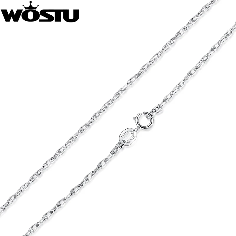 Genuine 100% 925 Sterling Silver Chains Necklaces Fit For Pendant Charm For Women Luxury S925 Jewelry Gift CQA002
Genuine 100% 925 Sterling Silver Chains Necklaces Fit For Pendant Charm For Women Luxury S925 Jewelry Gift CQA002