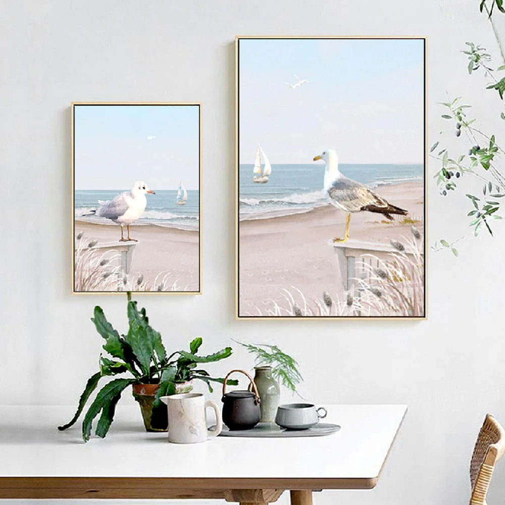 Nordic Posters And Prints Beach Scenery Seagull Sailboat Canvas Painting Room Decor Blue Ocean Poster Abstract Art Wall Picture
Nordic Posters And Prints Beach Scenery Seagull Sailboat Canvas Painting Room Decor Blue Ocean Poster Abstract Art Wall Picture