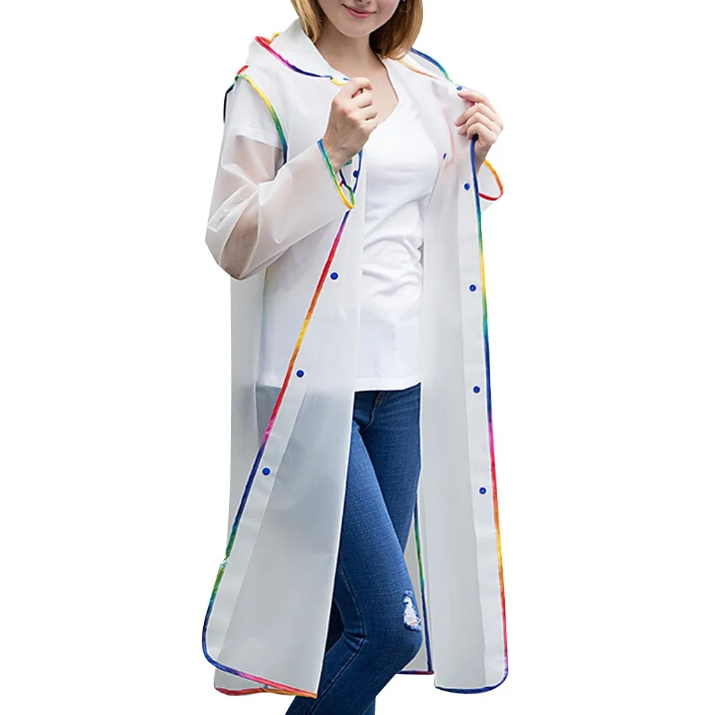 Hiking Raincoat Men And Women Edge-Wrapped Raincoat Transparent Eva Plastic Raincoat Travel Waterproof Rainwear Adult
Hiking Raincoat Men And Women Edge-Wrapped Raincoat Transparent Eva Plastic Raincoat Travel Waterproof Rainwear Adult
