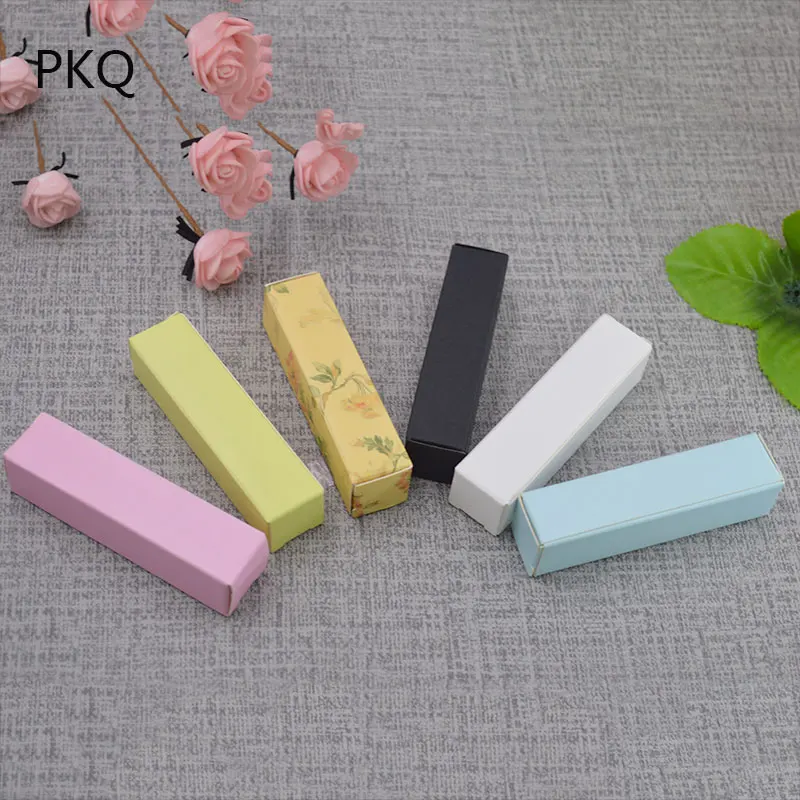 50pcs/lot Colorful Kraft Paper Gift box Lipstick craft cardboard Packaging Boxes Wedding Christmas Party Packing Pack Box | Дом и сад