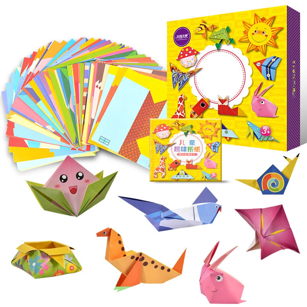 108pcs 3D Origami Book Handmade Paper Folding Craft Toys for Kids DIY Manual Paper-cut Origami Books Animal Pattern Learning Toy
108pcs 3D Origami Book Handmade Paper Folding Craft Toys for Kids DIY Manual Paper-cut Origami Books Animal Pattern Learning Toy