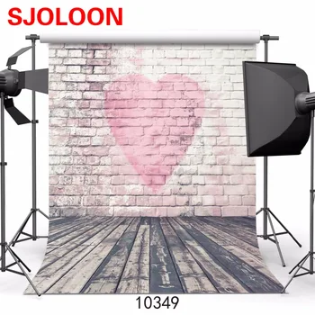 SJOLOON Valentine's Day background Brick wall plank photography background Children Photo background photography backdrop 2.4x3m
SJOLOON Valentine's Day background Brick wall plank photography background Children Photo background photography backdrop 2.4x3m