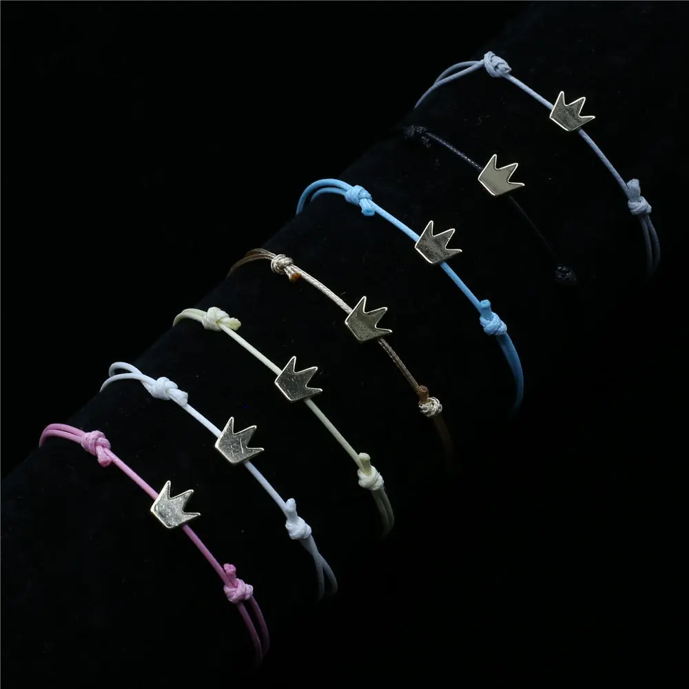 2019 Fashion Femme Cute Love Lucky Make A Wish Women Bracelet String Rope Gold Color Crown Charm Ankle Bracelets Jewelry Bijoux
2019 Fashion Femme Cute Love Lucky Make A Wish Women Bracelet String Rope Gold Color Crown Charm Ankle Bracelets Jewelry Bijoux