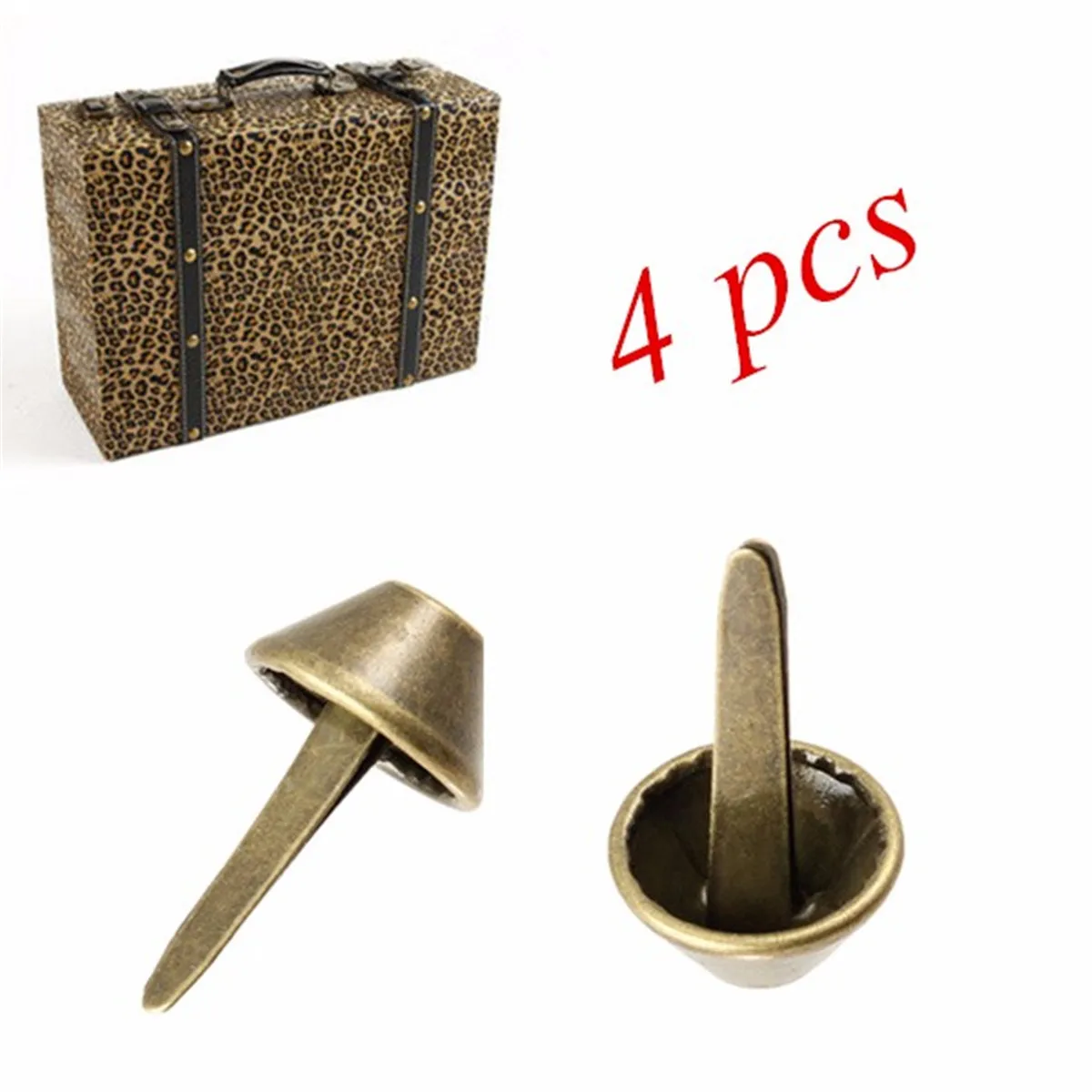 4Pcs 12X15mm 15X18mm Antique Furniture Nails Glossy Nails Decorative Nail Wooden Box Special Vesicles Brad Luggage Bag Foot Brad
4Pcs 12X15mm 15X18mm Antique Furniture Nails Glossy Nails Decorative Nail Wooden Box Special Vesicles Brad Luggage Bag Foot Brad