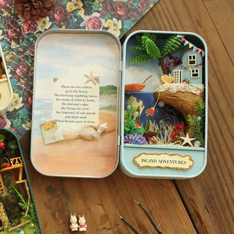 Box Theater Miniature Doll House 3D Wooden DIY Kits LED Puzzle Model for Children Christmas Birthday Gift
Box Theater Miniature Doll House 3D Wooden DIY Kits LED Puzzle Model for Children Christmas Birthday Gift