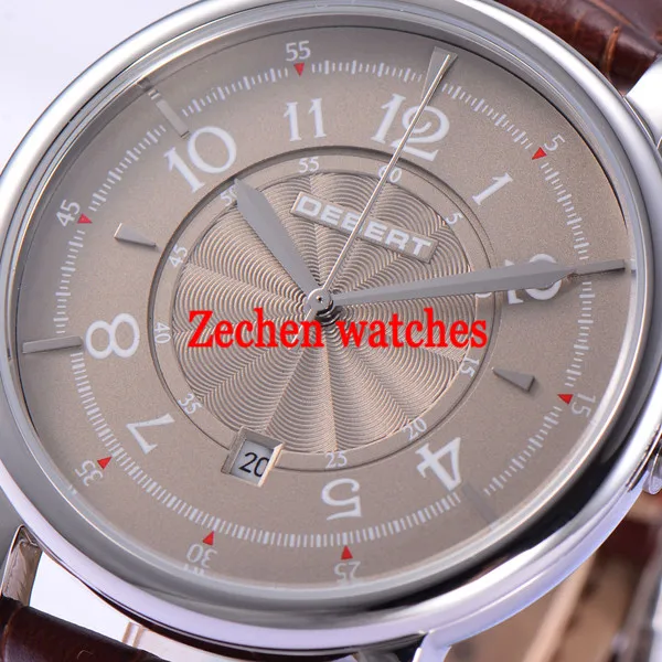 Debert 43mm mens watch Gray Dial Miyota 8215 Self-winding Movement Automatic Men Watch
Debert 43mm mens watch Gray Dial Miyota 8215 Self-winding Movement Automatic Men Watch
