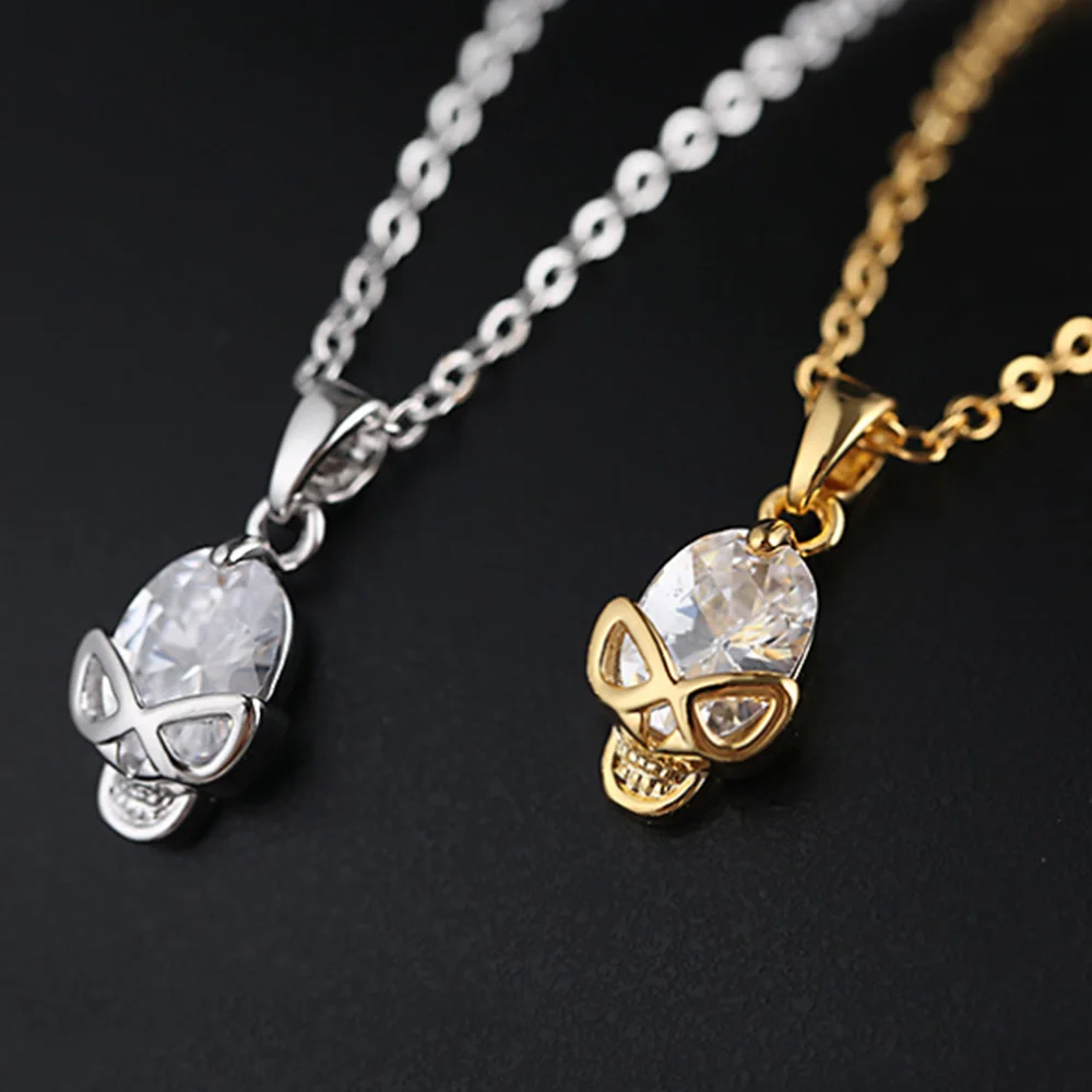 Halloween Jewelry Skull Necklace Crystal Gothic Neck Decor Chain Personality Gift For Men Women Punk Unisex Gift
Halloween Jewelry Skull Necklace Crystal Gothic Neck Decor Chain Personality Gift For Men Women Punk Unisex Gift