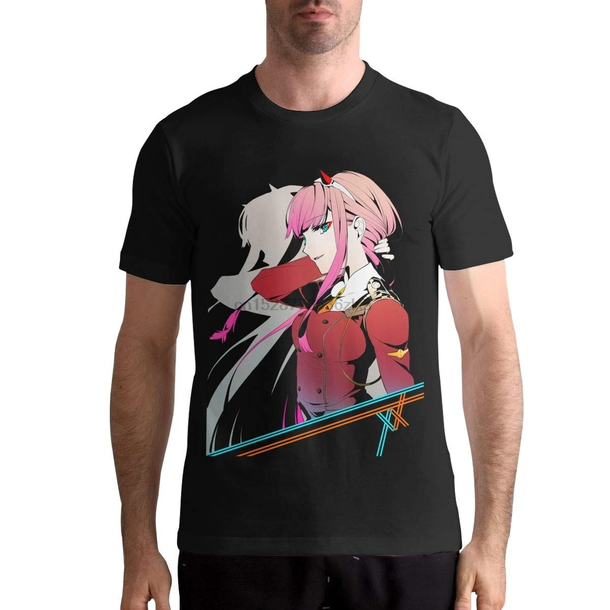 Darling in The FRANXX-Zero Two Men's Comfortable Short Sleeve Anime T-Shirts Black
Darling in The FRANXX-Zero Two Men's Comfortable Short Sleeve Anime T-Shirts Black