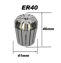 High Precision Accuracy 0.008mm er ER40 Collet Chuck for Spindle Motor Engraving/Grinding/Milling/Boring/Drilling/ tool holder
High Precision Accuracy 0.008mm er ER40 Collet Chuck for Spindle Motor Engraving/Grinding/Milling/Boring/Drilling/ tool holder