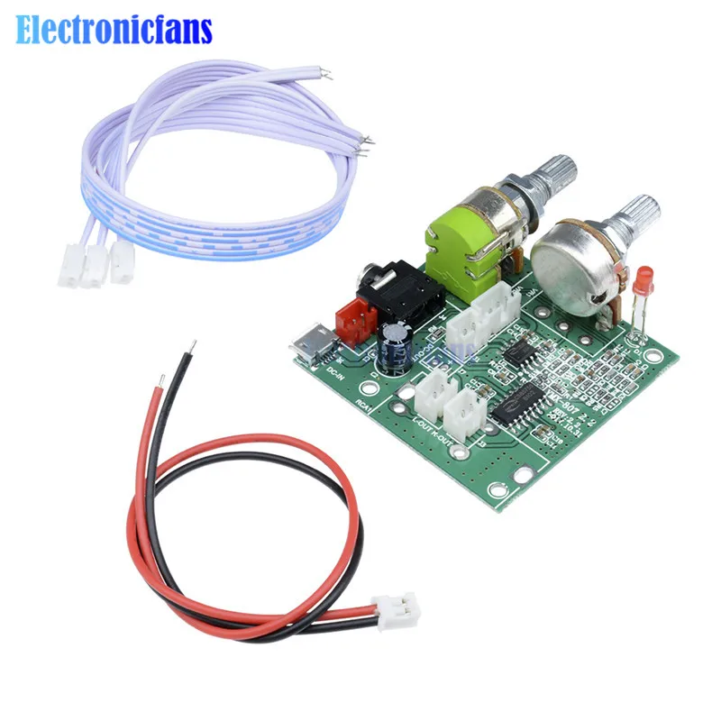 DC 5V 20W 2.1 Channel 3D Surround Digital Stereo Class D Audio Amplifier Digital Power AMP Board Module For Arduino With Wires
DC 5V 20W 2.1 Channel 3D Surround Digital Stereo Class D Audio Amplifier Digital Power AMP Board Module For Arduino With Wires