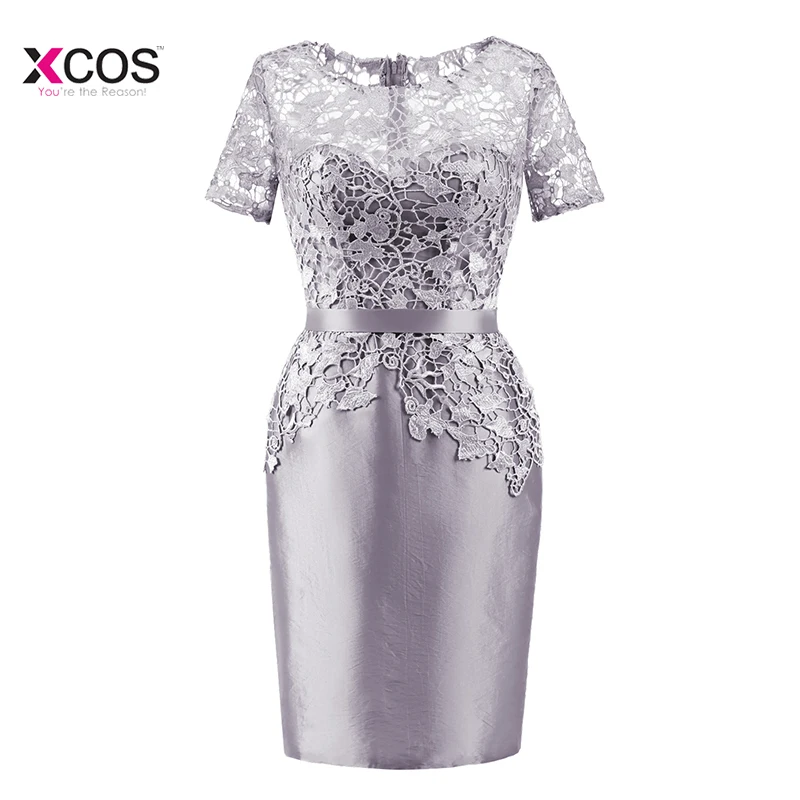 Elegant Sheath Knee Length Evening Dress Vestidos De Novia Lace Mother of the Bride Dresses Short Sleeve Wedding Party Gown
Elegant Sheath Knee Length Evening Dress Vestidos De Novia Lace Mother of the Bride Dresses Short Sleeve Wedding Party Gown